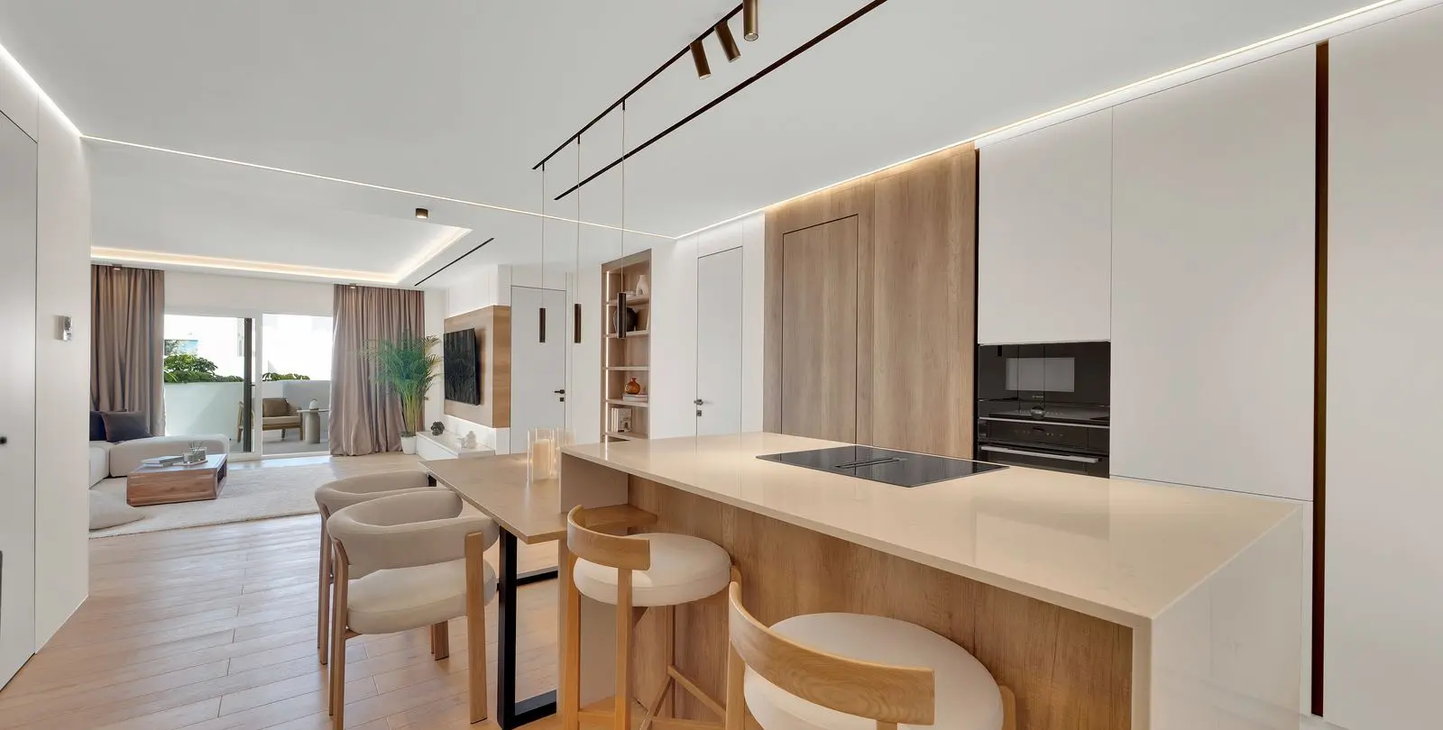 Venta de apartamento en planta media en Nagüeles 3