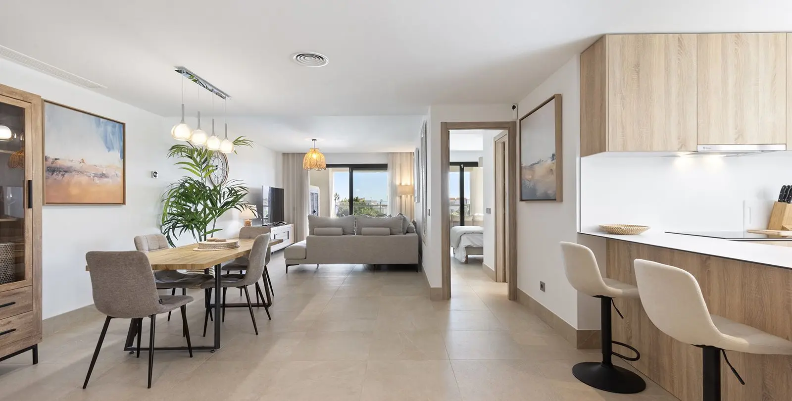 Venta de apartamento en planta media en Casares Playa 1