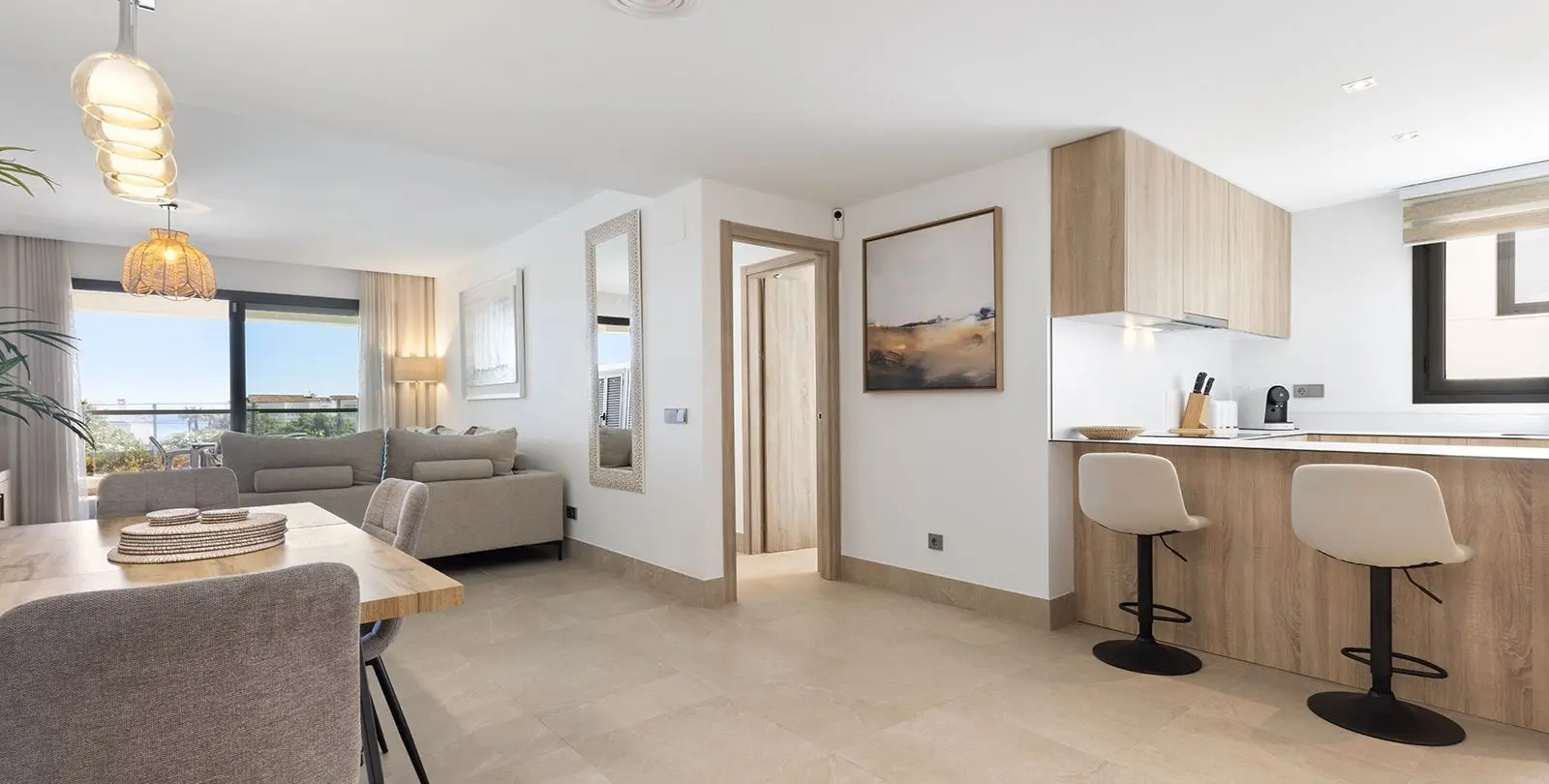 Venta de apartamento en planta media en Casares Playa 3