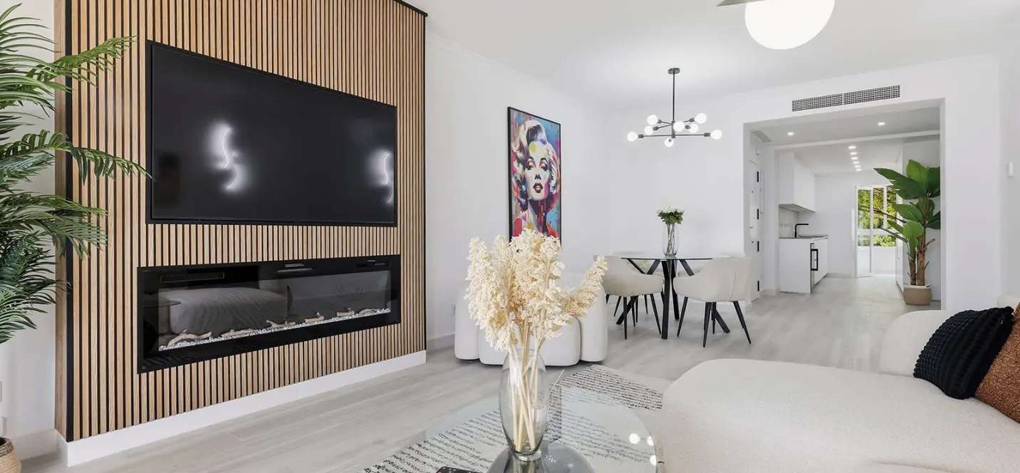Venta de apartamento en planta media en La Quinta 2