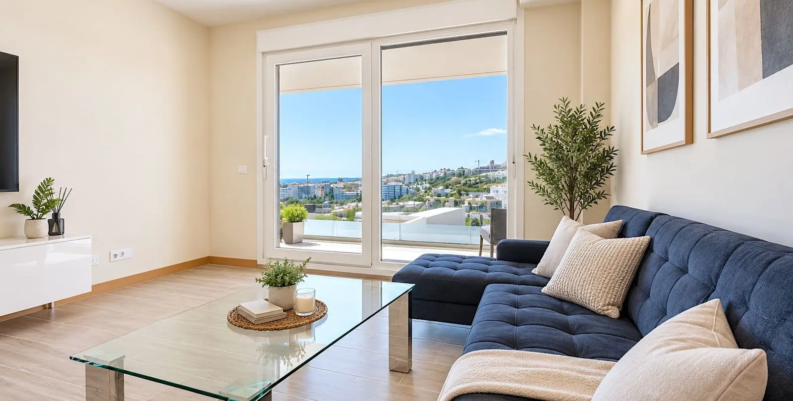 Venta de apartamento en planta media en Estepona 3