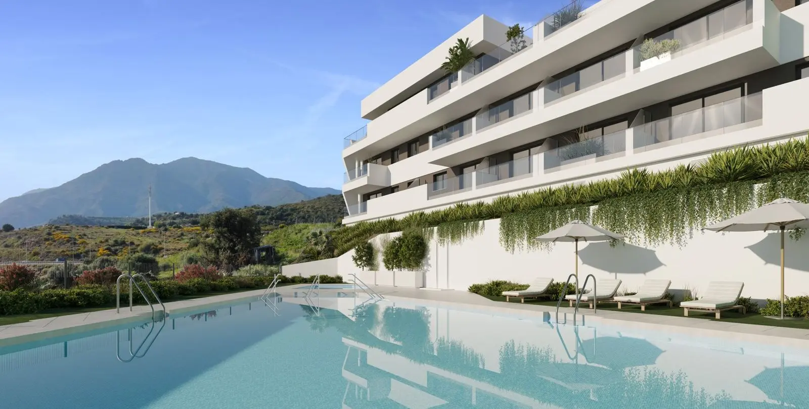 Venta de apartamento en planta media en Estepona 18