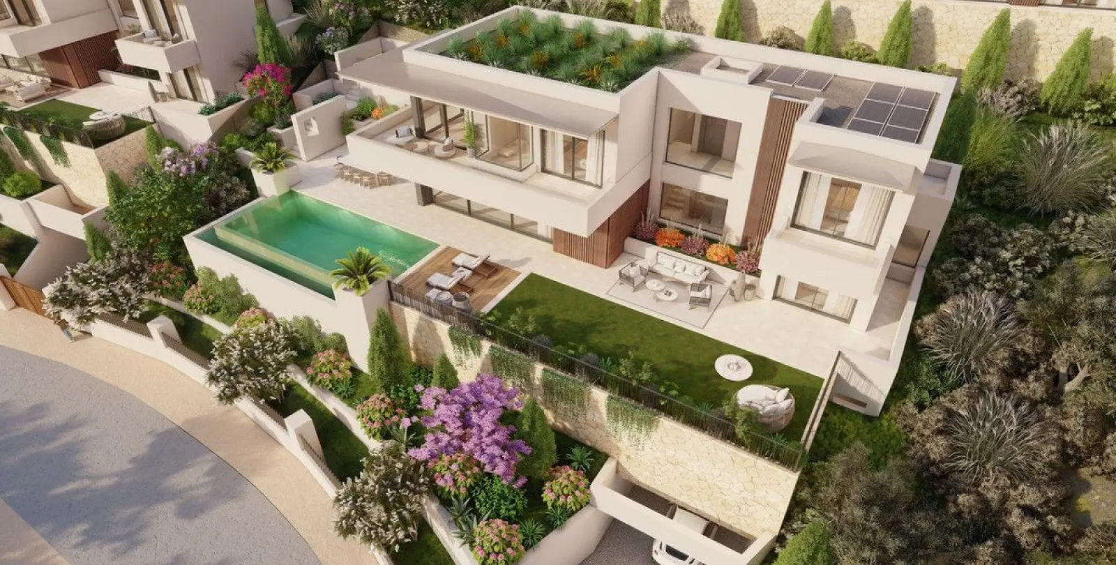 Venta de villa independiente en Altos de los Monteros 2