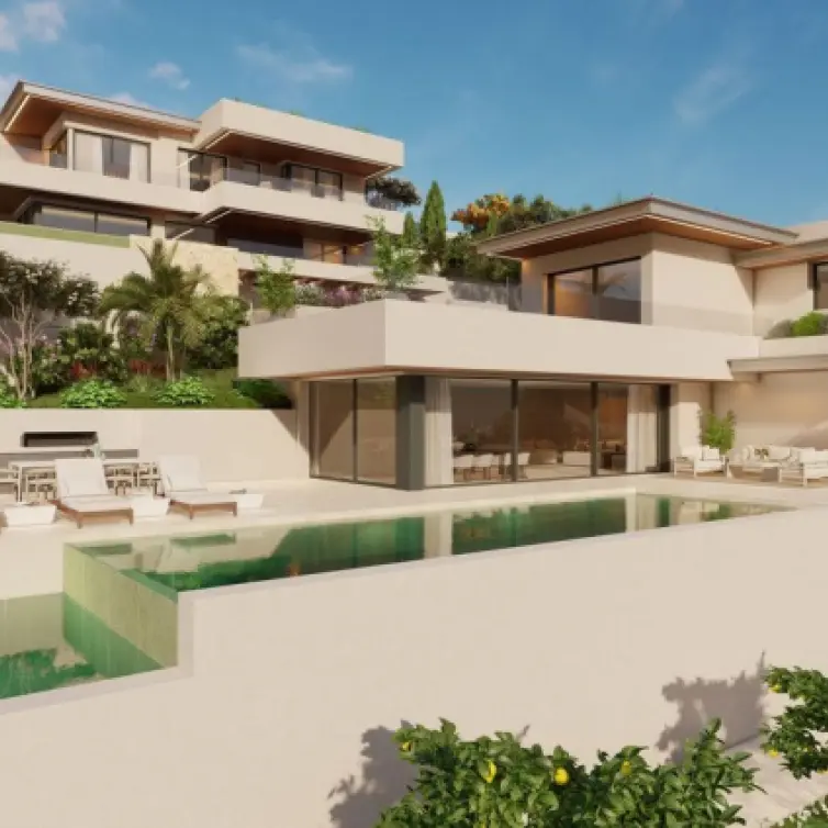 Venta de villa independiente en Altos de los Monteros