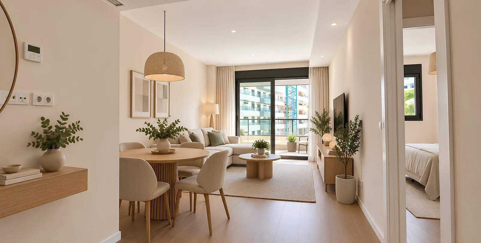 Venta de apartamento en planta media en Las Lagunas 5