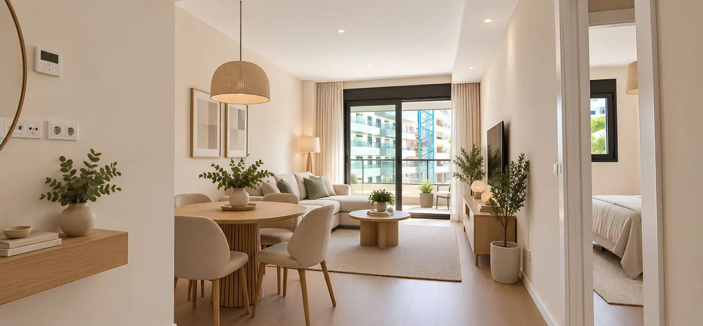 Продажа апартаментов на среднем этаже в Las Lagunas 4