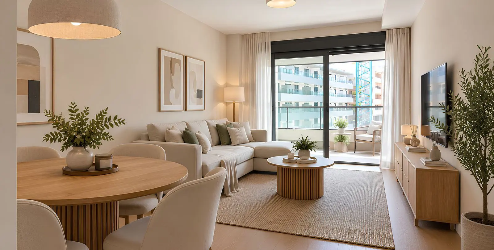 Venta de apartamento en planta media en Las Lagunas 9