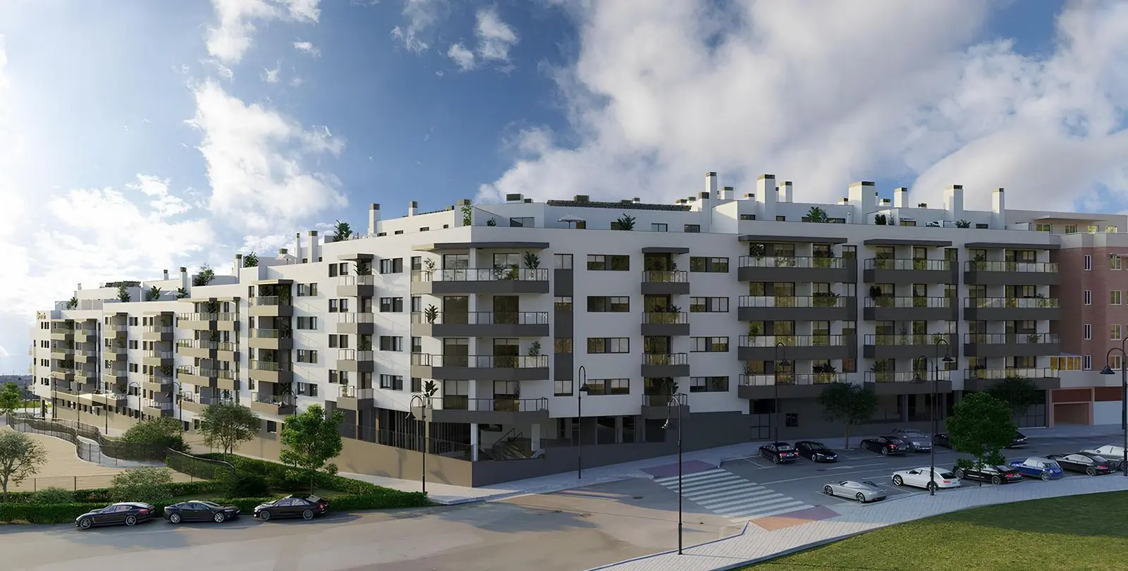 Venta de apartamento en planta media en Las Lagunas 50