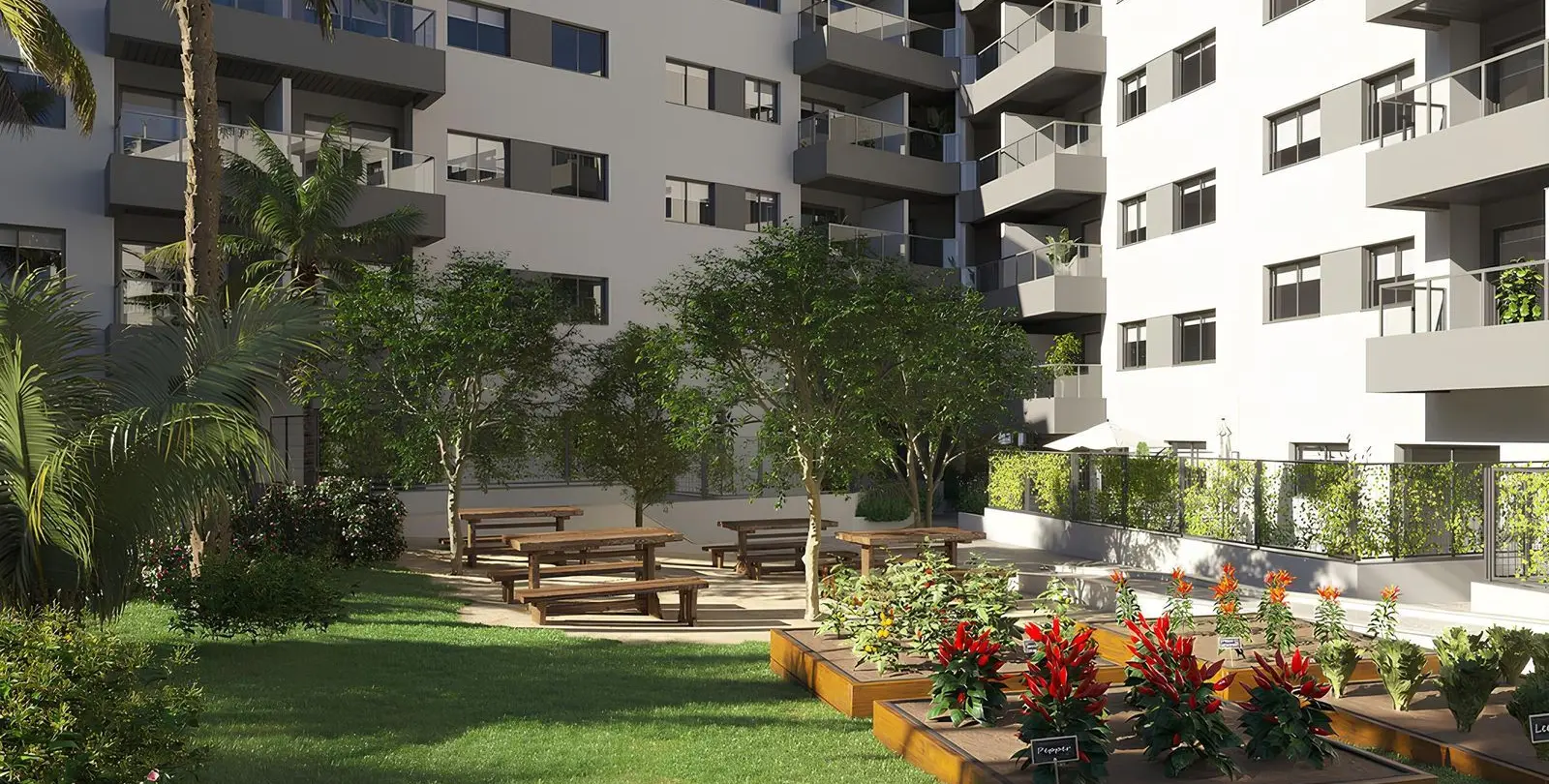 Venta de apartamento en planta media en Las Lagunas 56