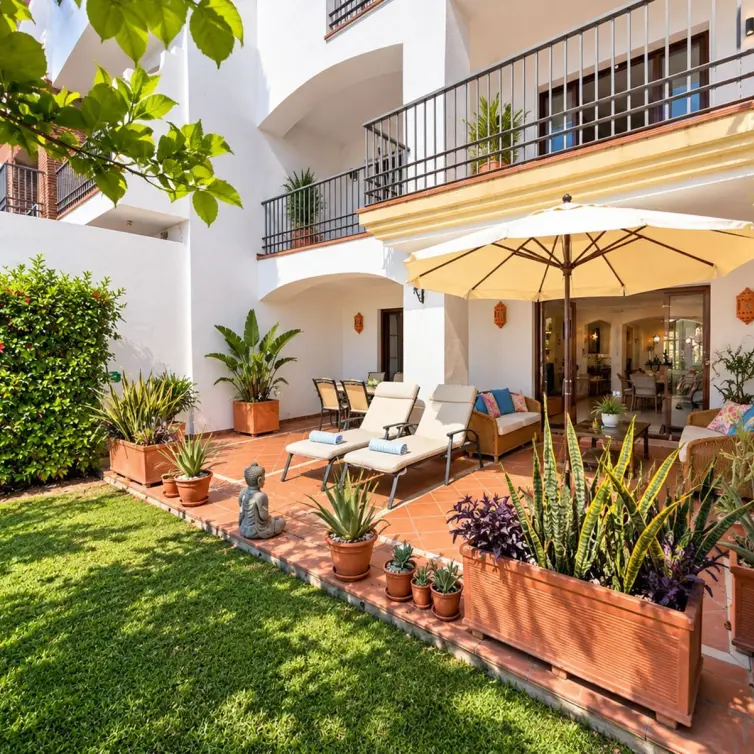 Venta de apartamento en planta baja en Los Arqueros