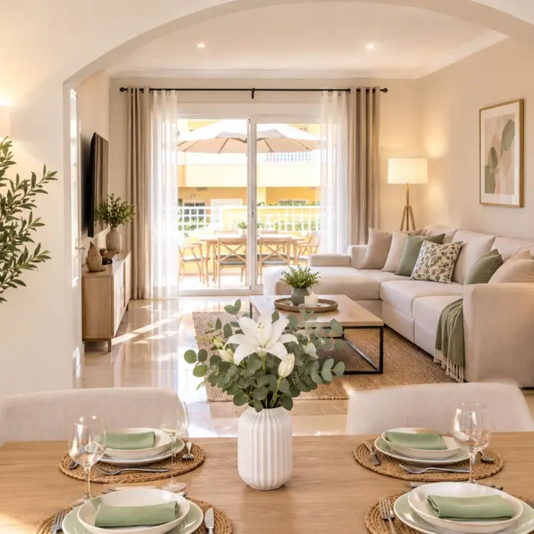 Venta de apartamento en planta baja en Elviria