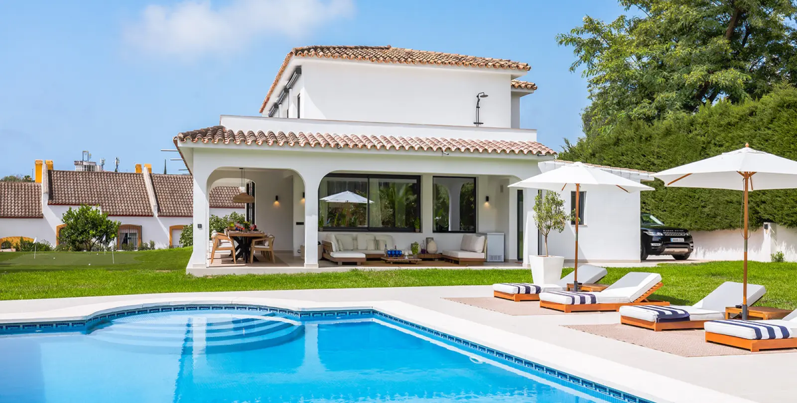 Short-term rent of detached villa in Marbella 1