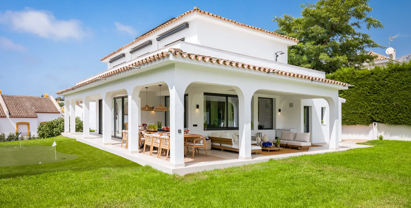 Short-term rent of detached villa in Marbella 55