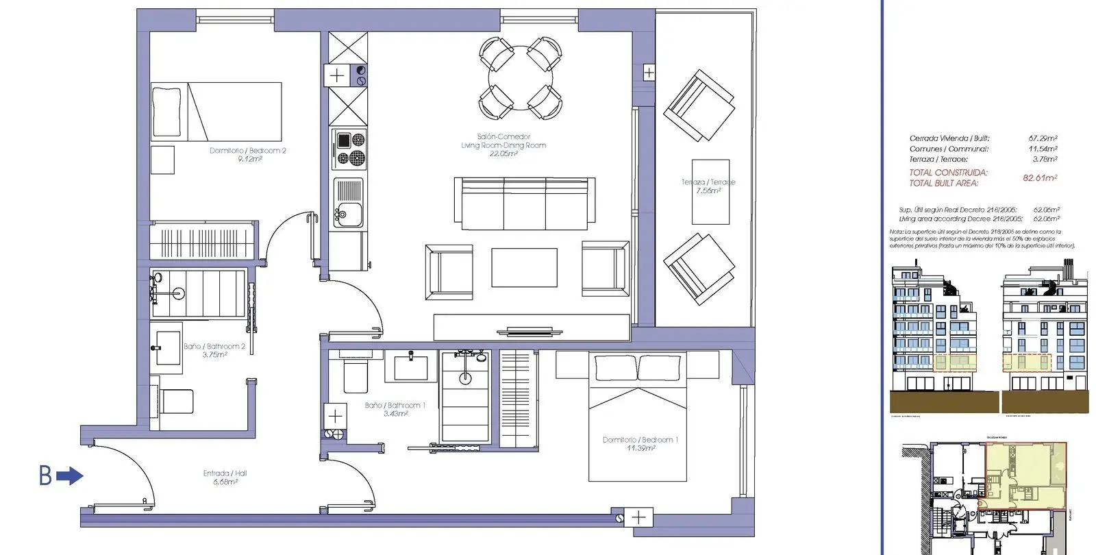 Venta de apartamento en planta media en Estepona 21