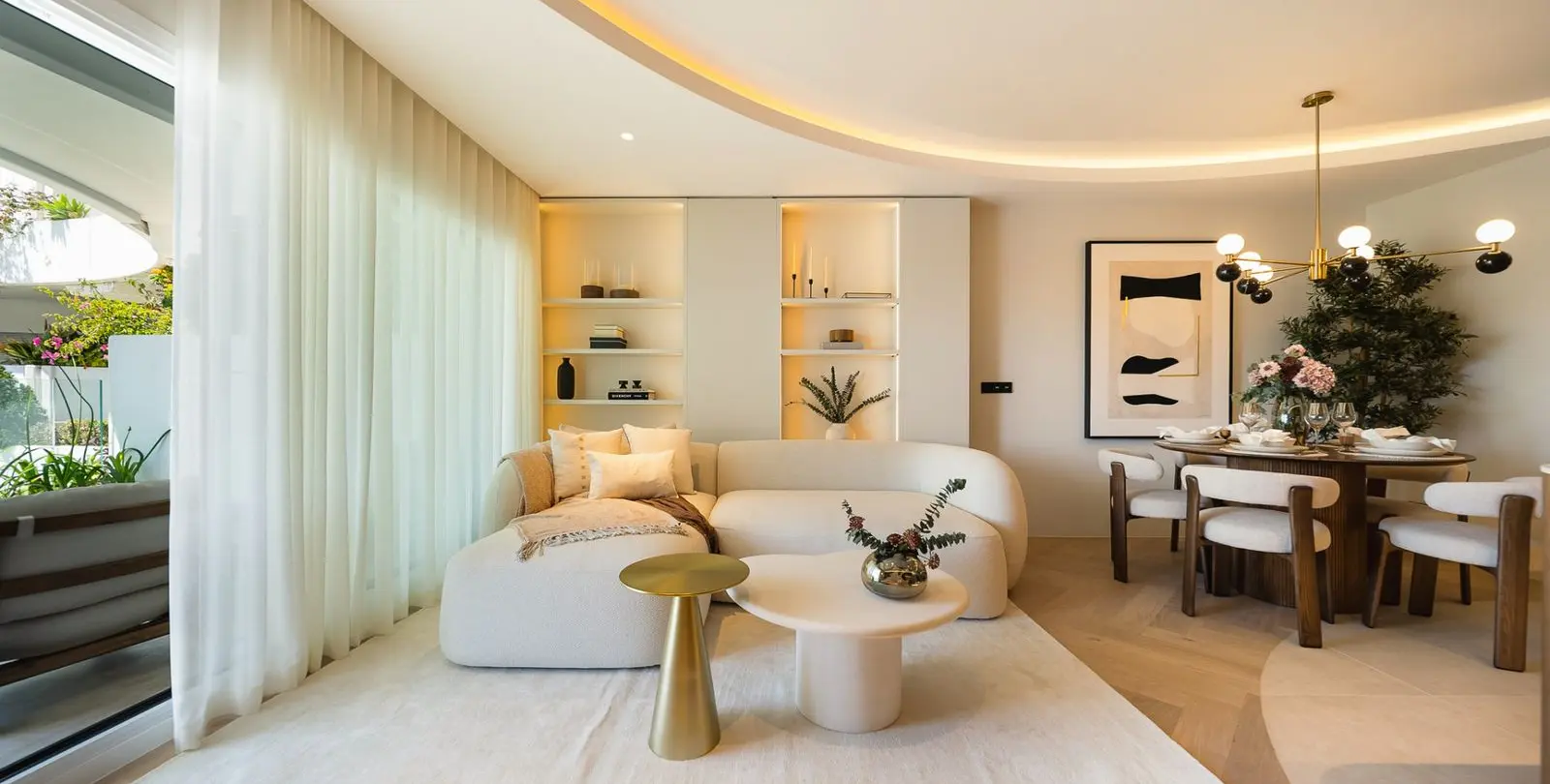 Venta de apartamento en planta media en The Golden Mile 1