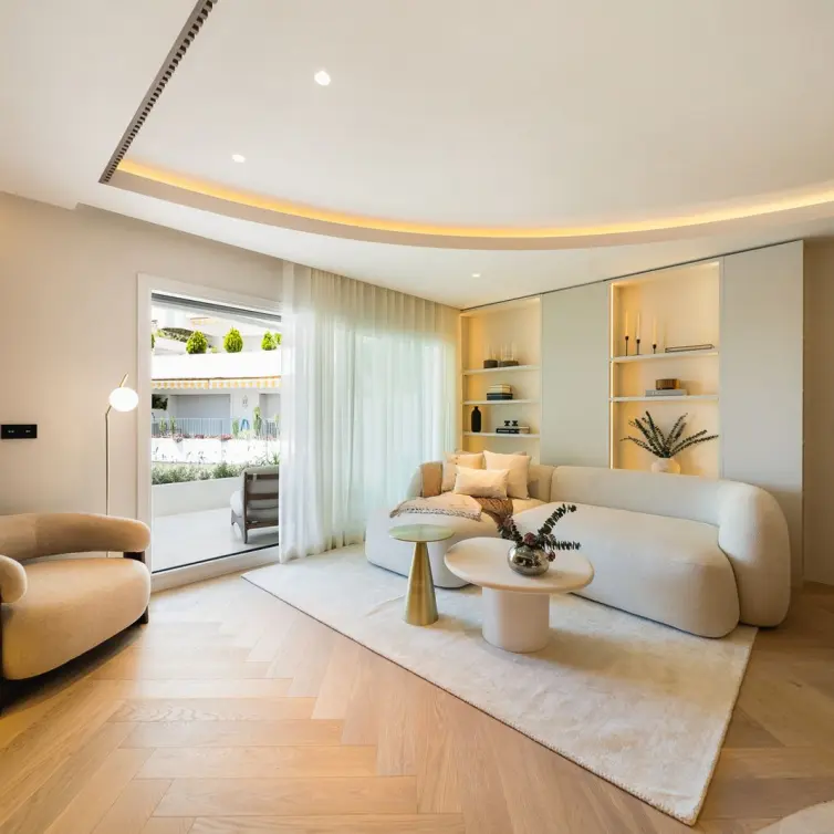 Venta de apartamento en planta media en The Golden Mile