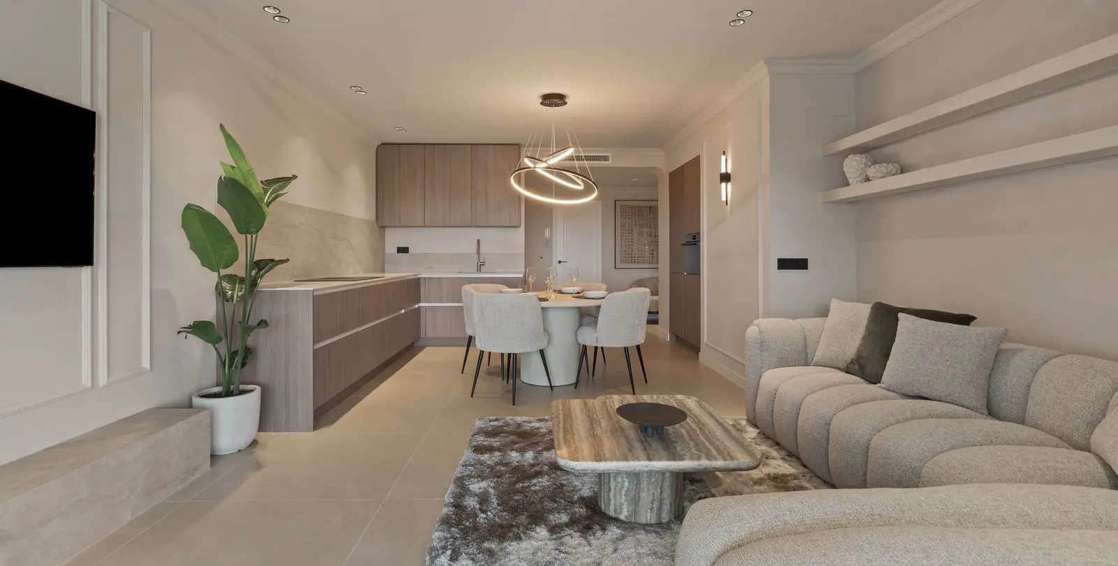 Venta de apartamento en planta media en Benahavís 4