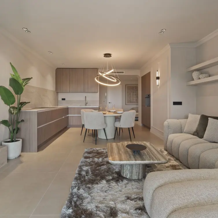 Venta de apartamento en planta media en Benahavís