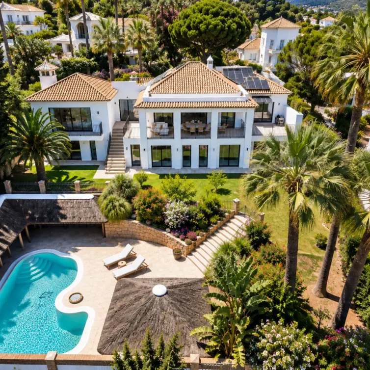 Long-term rent of detached villa in Nueva Andalucía