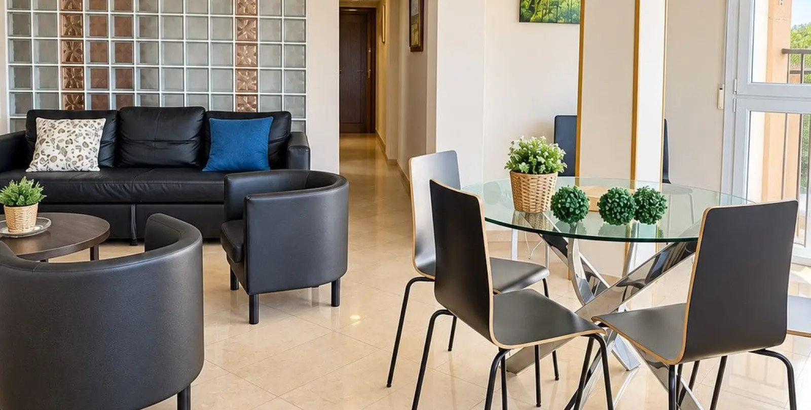 Venta de apartamento en planta media en Perchel Sur 3