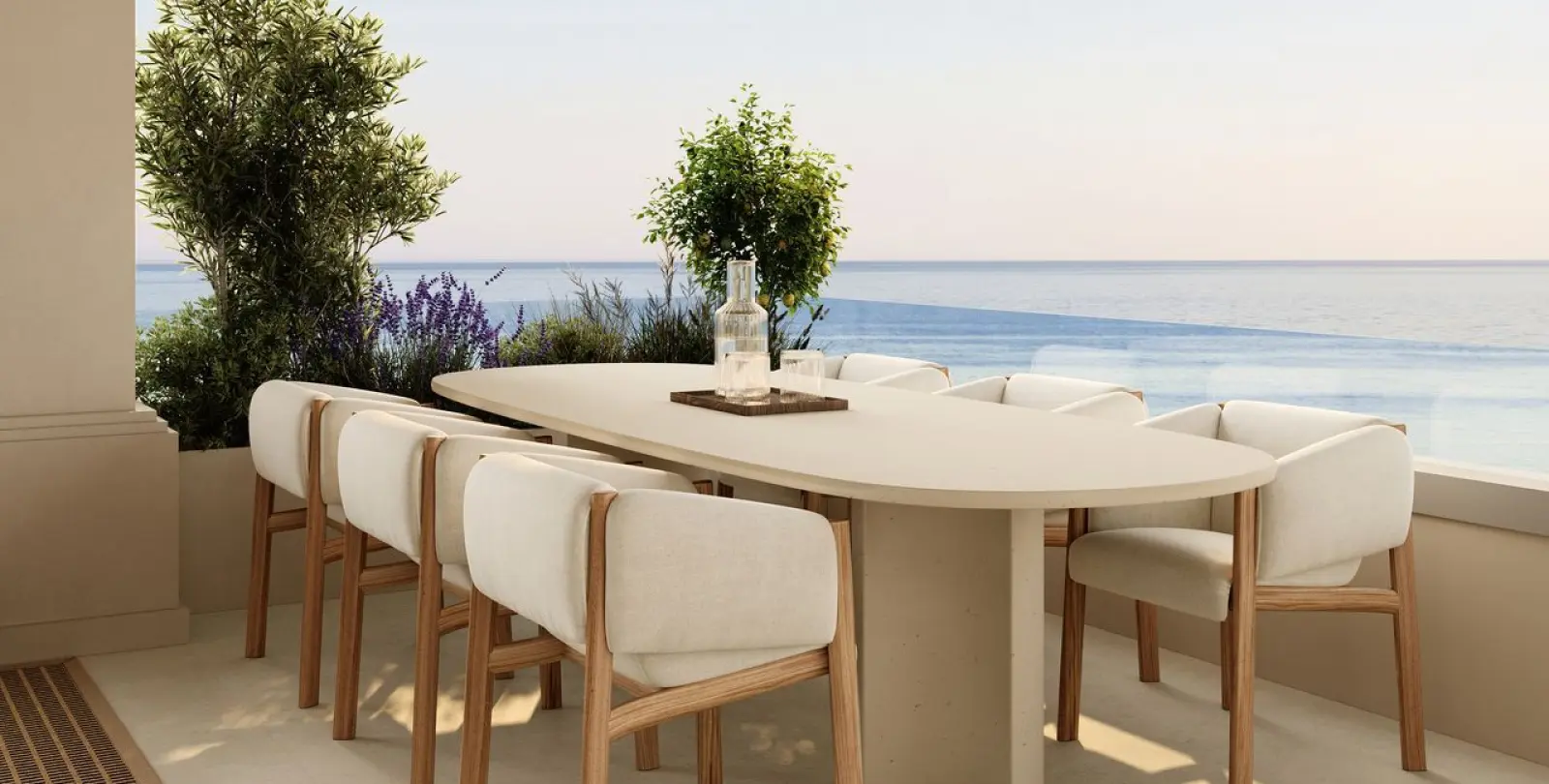Venta de apartamento en planta media en New Golden Mile 4