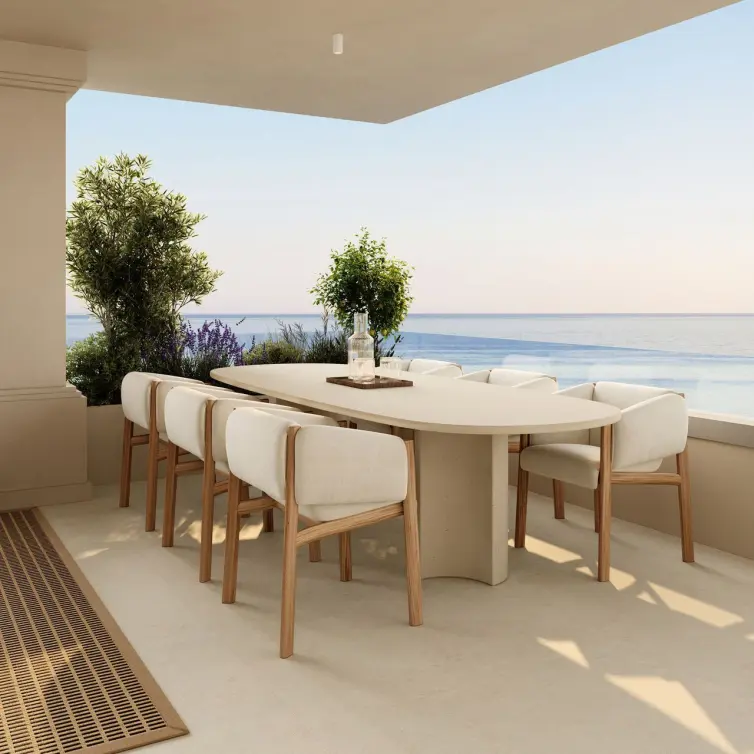 Venta de apartamento en planta media en New Golden Mile