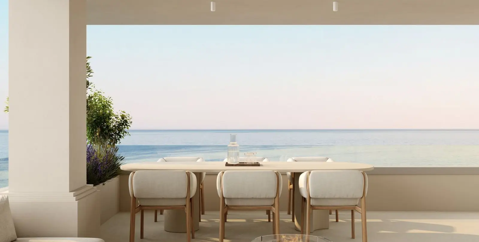 Venta de apartamento en planta media en New Golden Mile 6