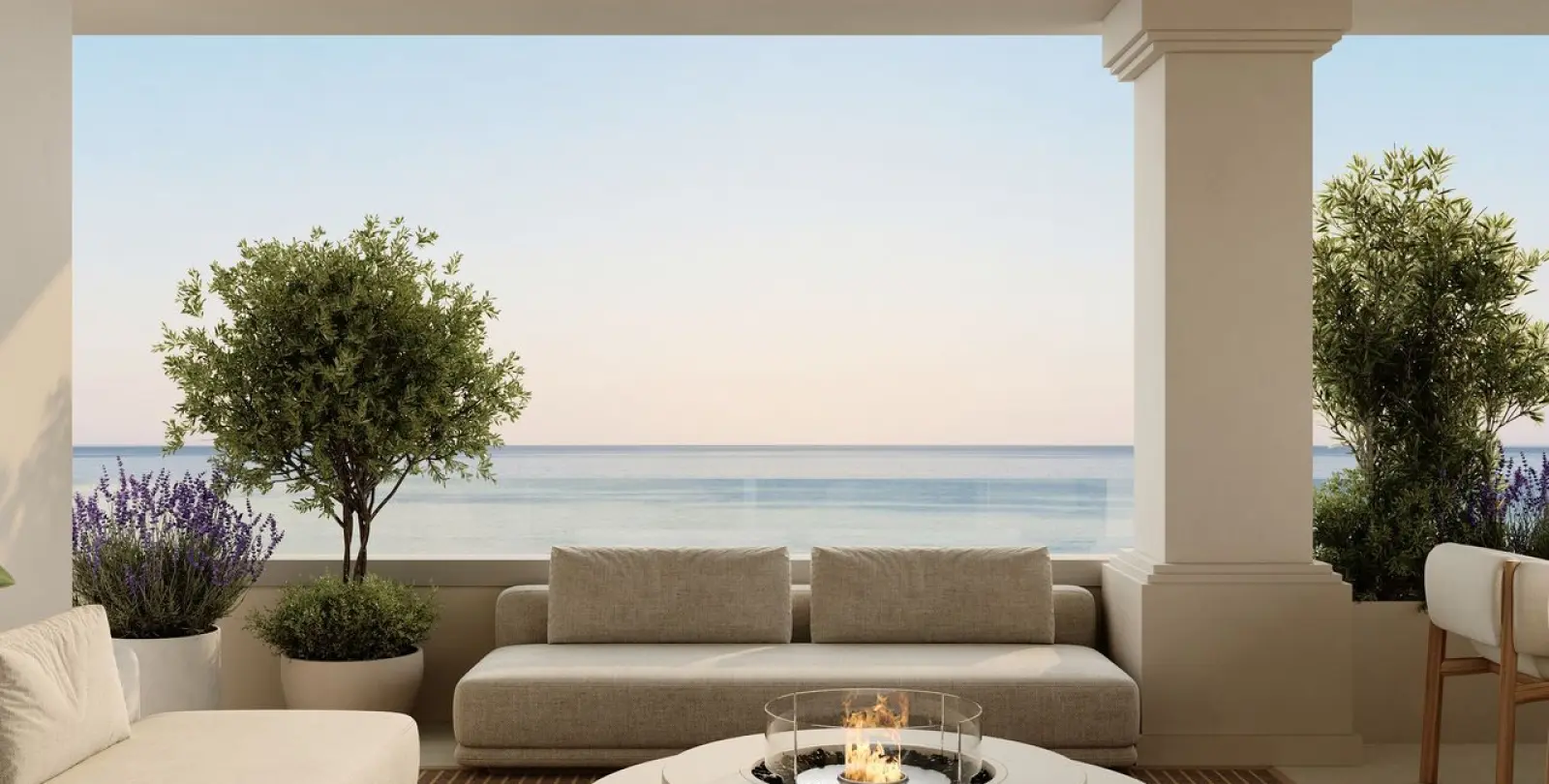 Venta de apartamento en planta media en New Golden Mile 8