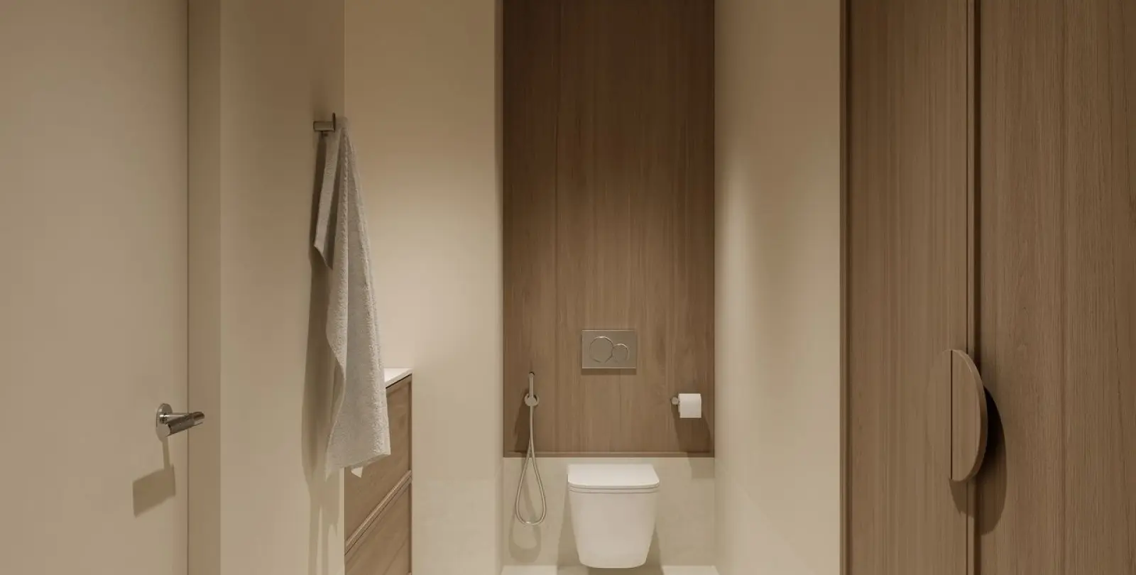 Venta de apartamento en planta media en New Golden Mile 33