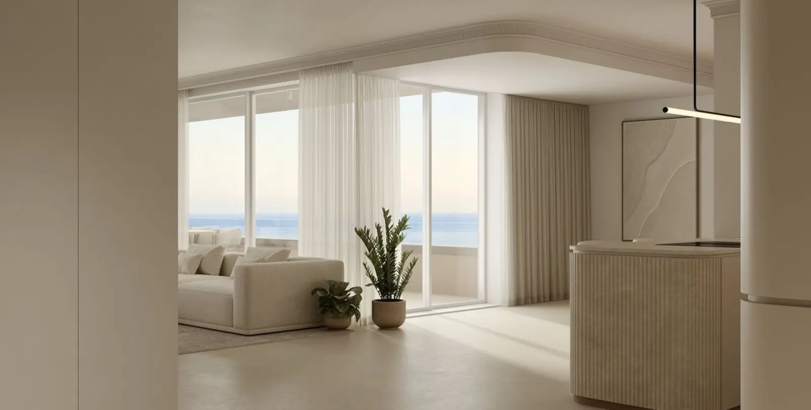 Venta de apartamento en planta media en New Golden Mile 38