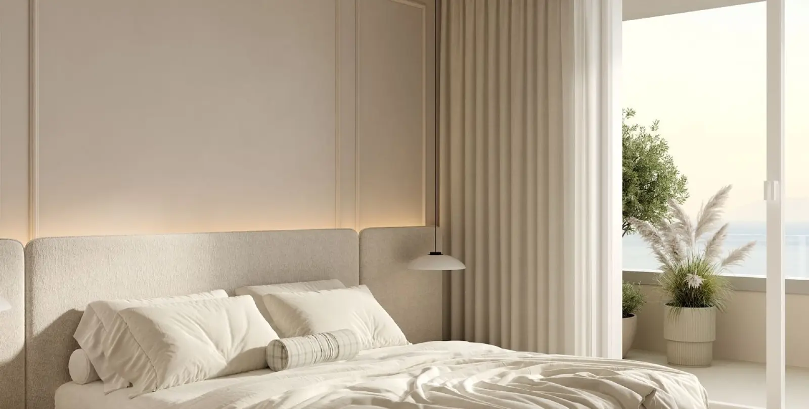 Venta de apartamento en planta media en New Golden Mile 47