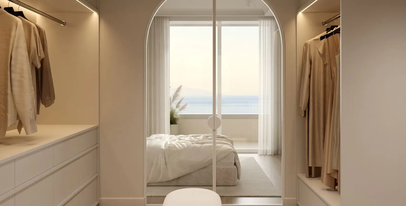 Venta de apartamento en planta media en New Golden Mile 53