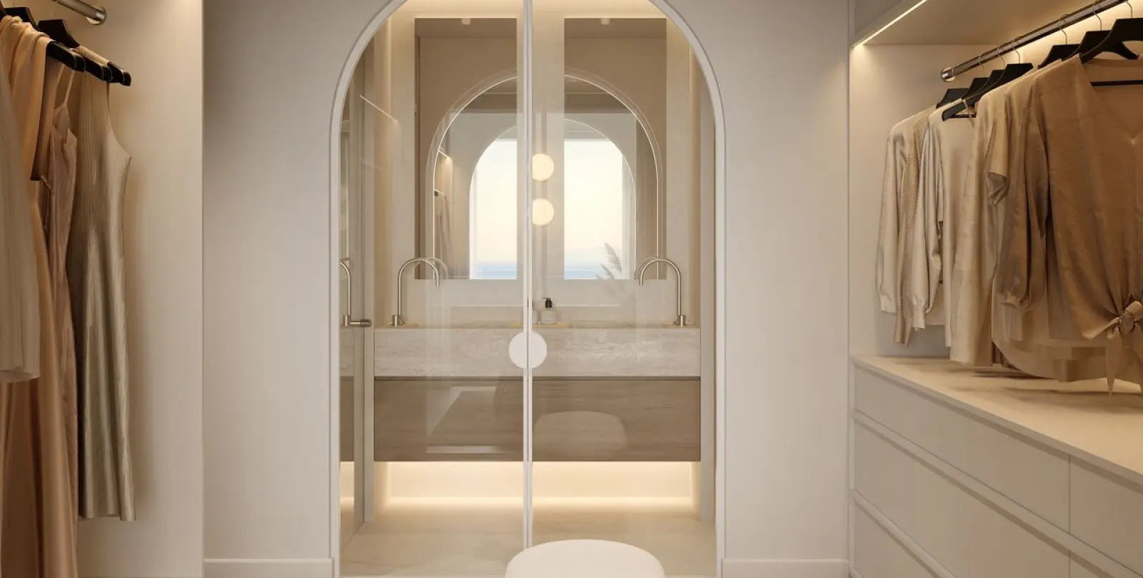 Venta de apartamento en planta media en New Golden Mile 57