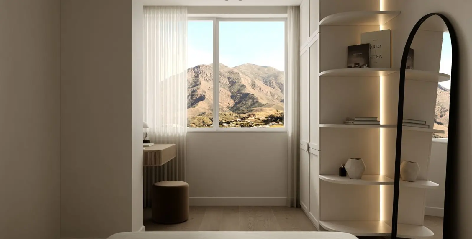 Venta de apartamento en planta media en New Golden Mile 94