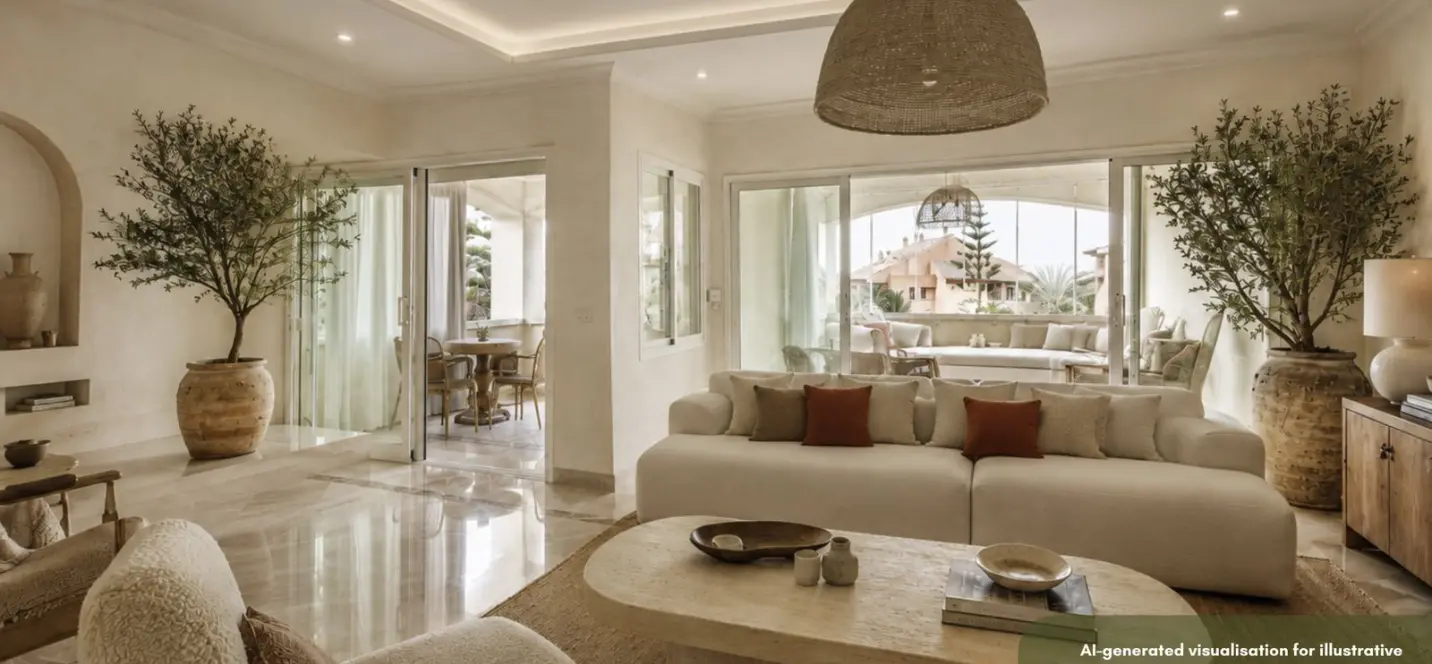 Venta de apartamento en planta media en Bahía de Marbella 4