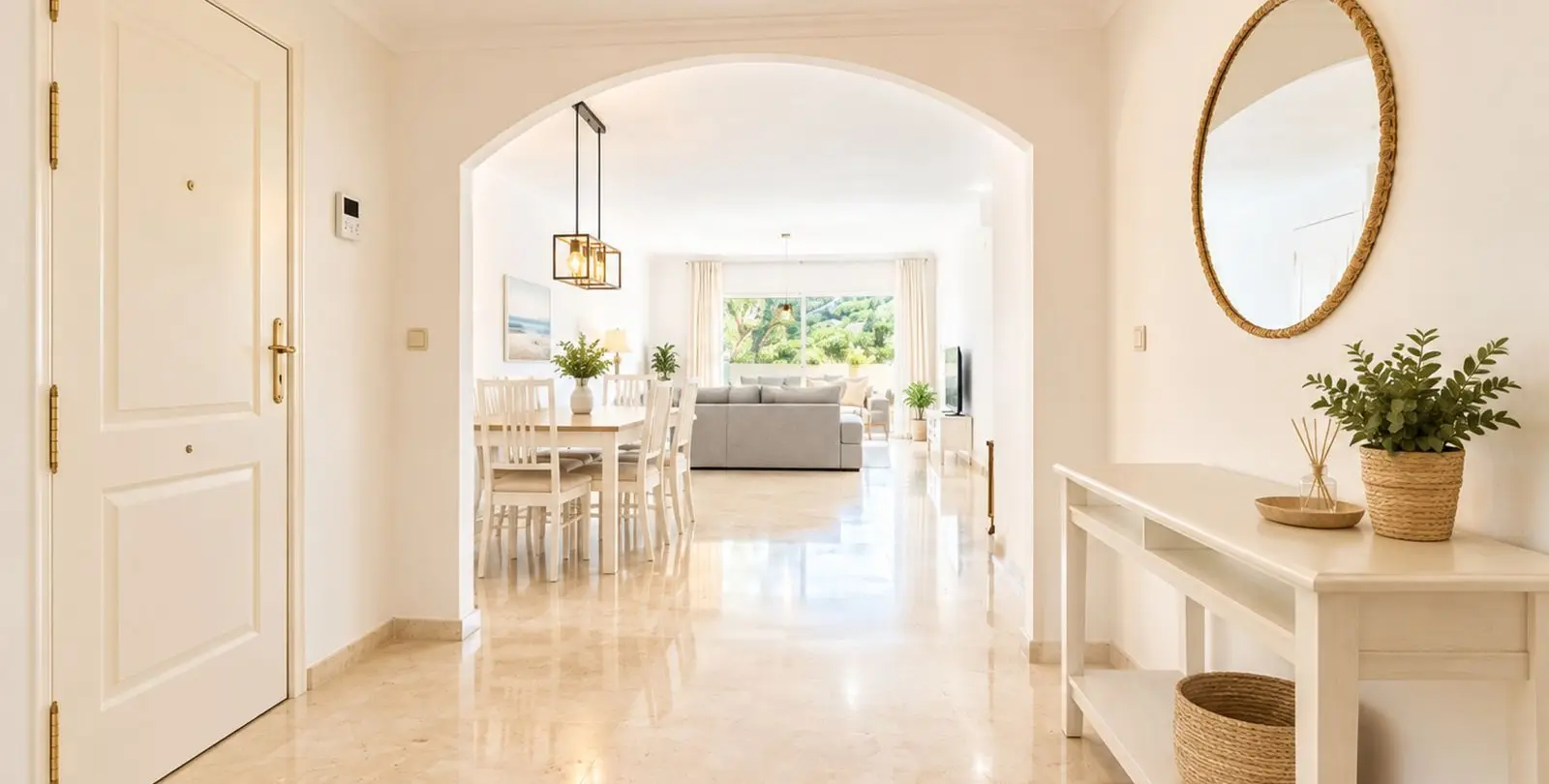 Sale of middle floor apartment in Elviria 2