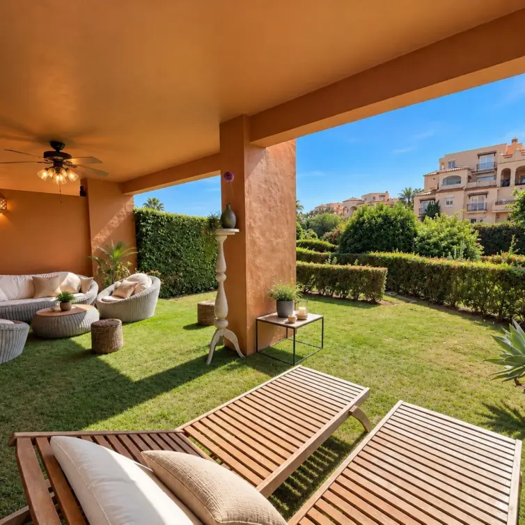 Sale of ground floor apartment in Estepona