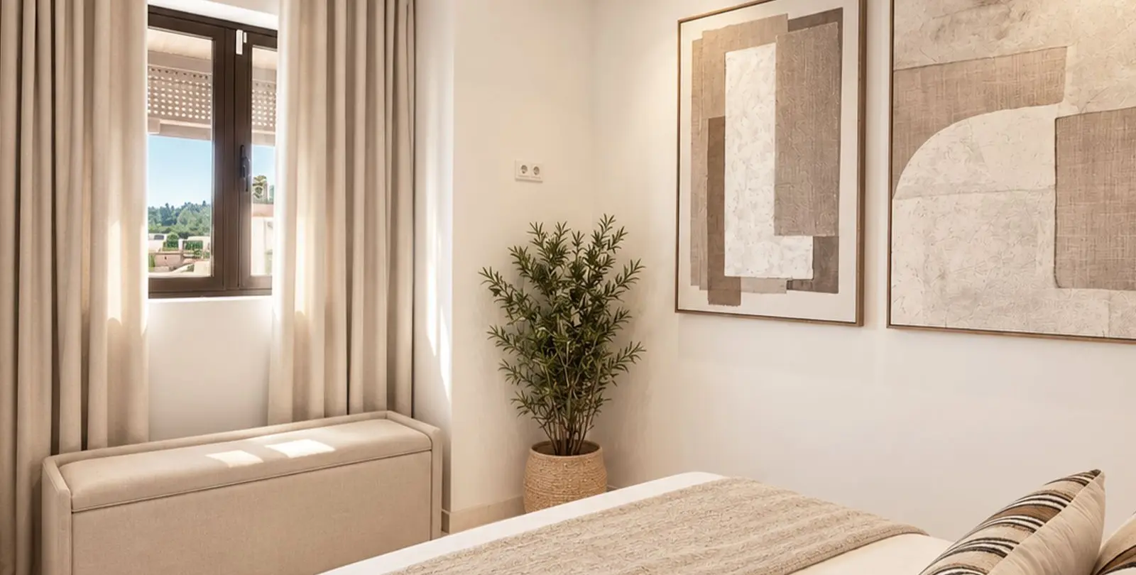 Venta de apartamento en planta media en Estepona 16