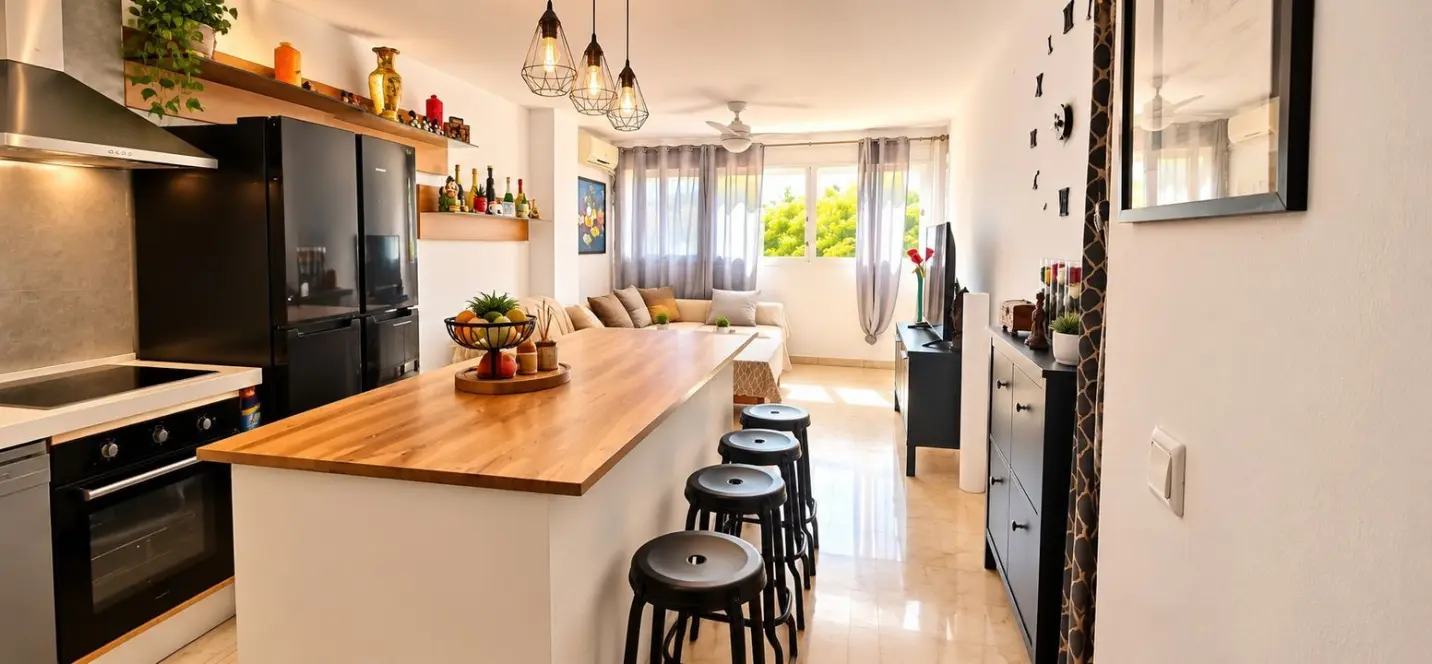 Venta de apartamento en planta media en Estepona 1