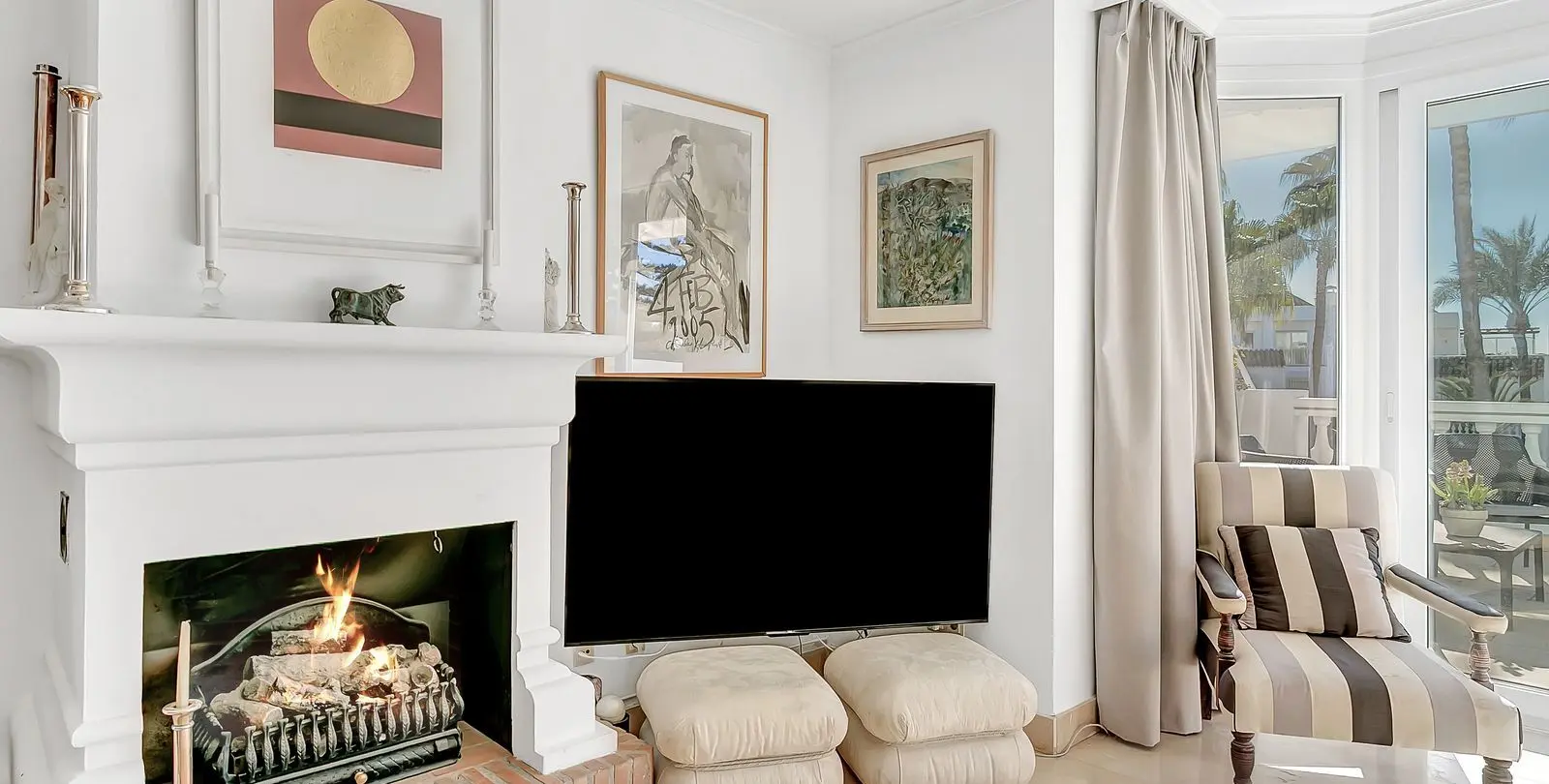 Venta de apartamento en planta media en Elviria 14