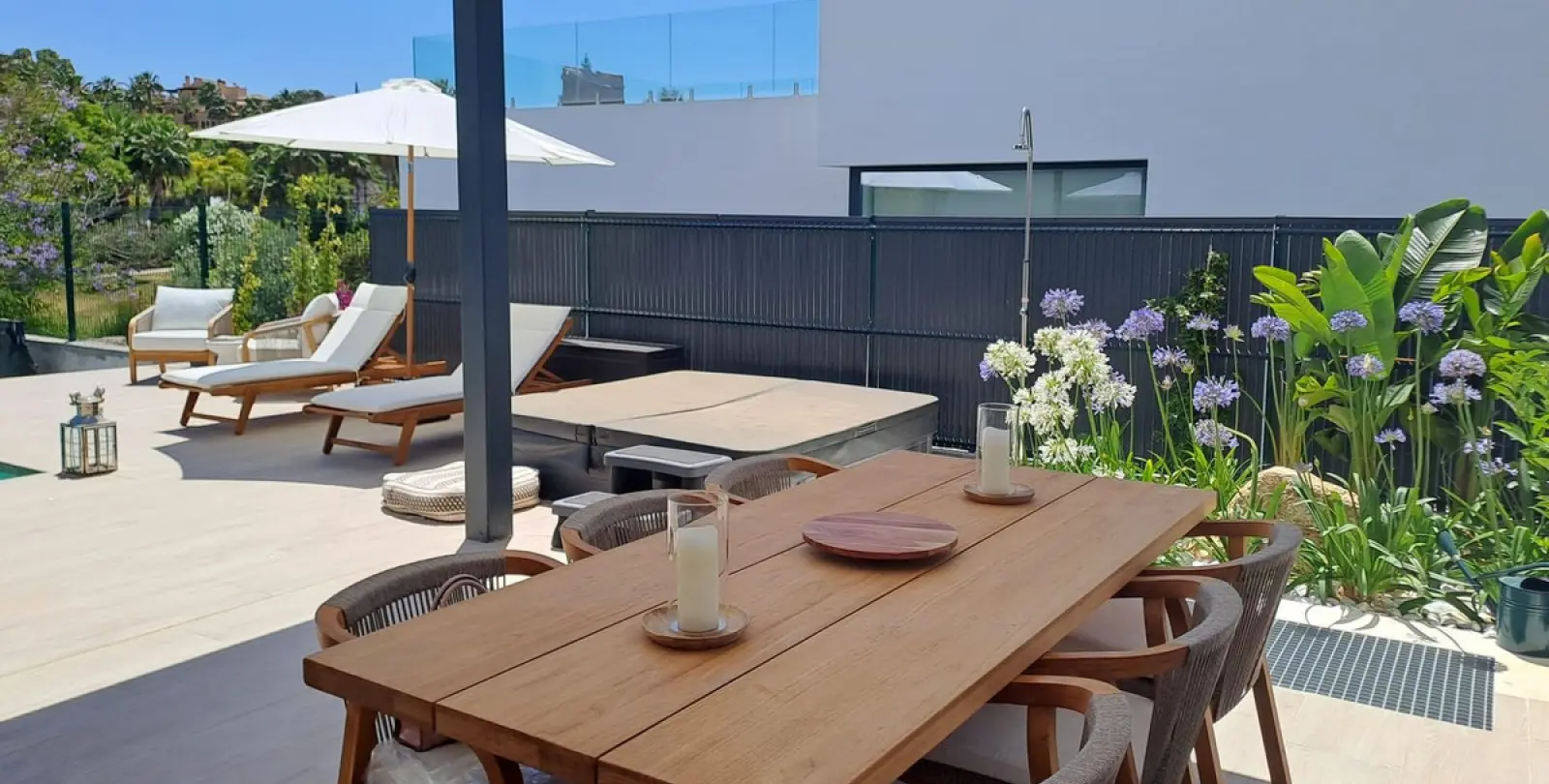 Краткосрочная аренда  отдельно стоящей виллы в Estepona 4