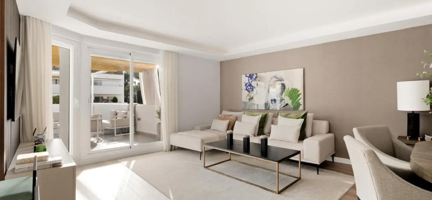 Long-term rent of middle floor apartment in Nueva Andalucía 0