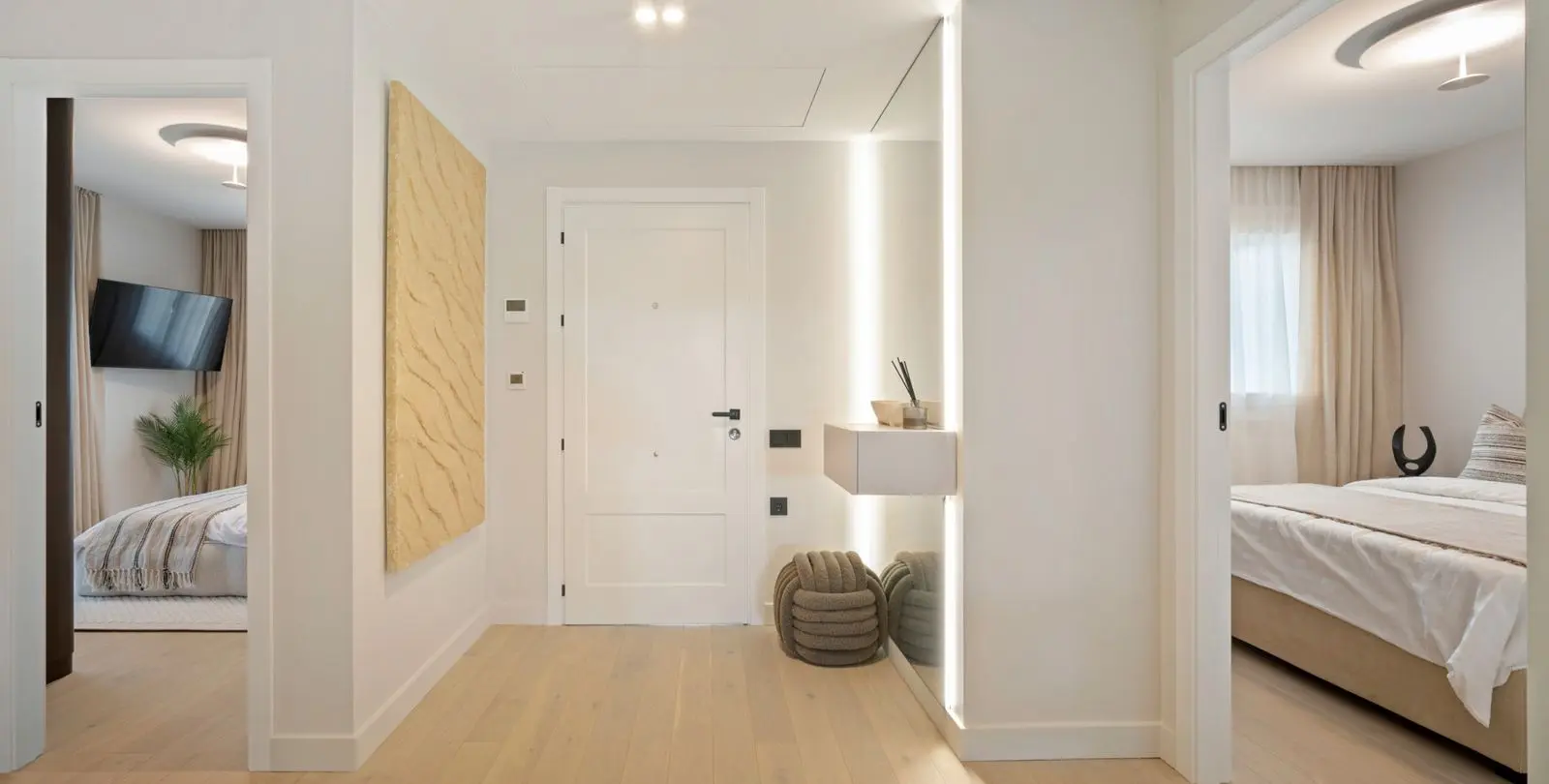 Venta de apartamento en planta media en El Presidente 23