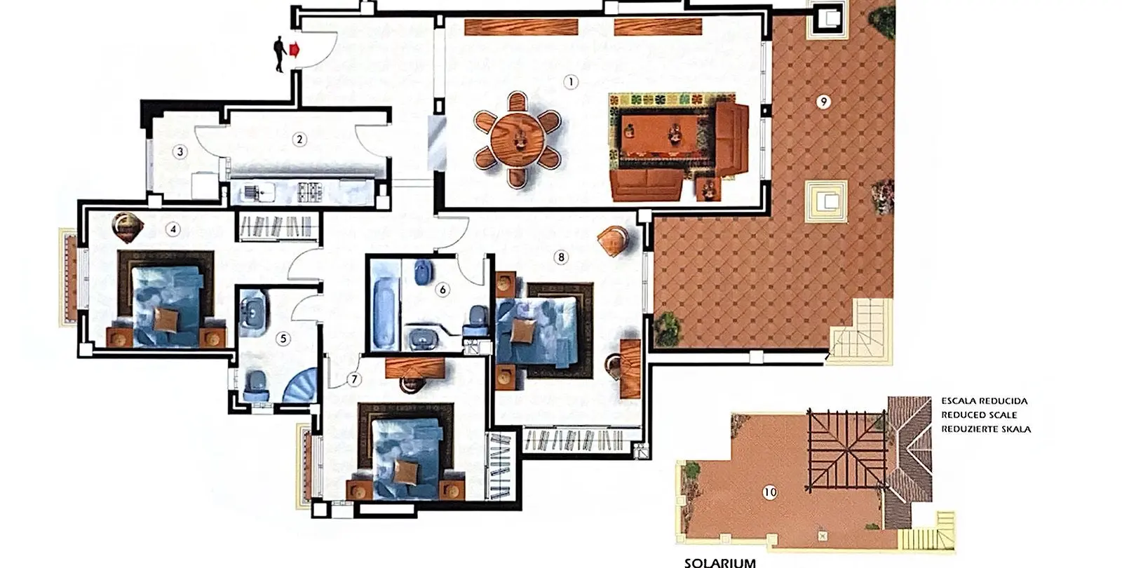 Продажа двухуровневого пентхауса в Los Arqueros 33