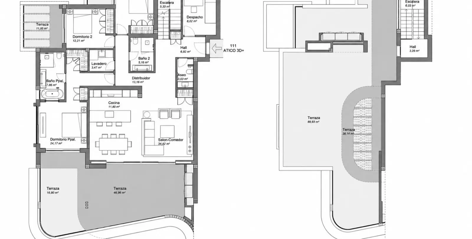 Sale of penthouse duplex in La Quinta 2