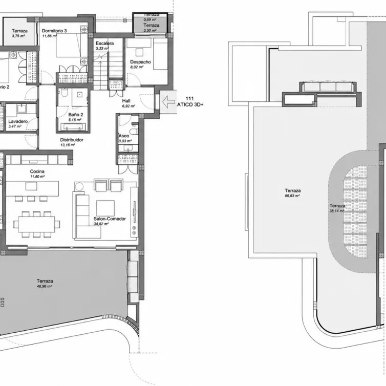 Venta de ático dúplex en La Quinta