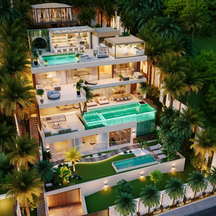 Venta de villa independiente en Altos de los Monteros