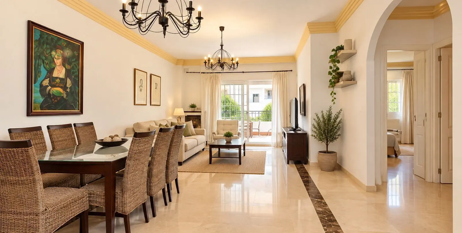 Venta de apartamento en planta media en Nueva Andalucía 17