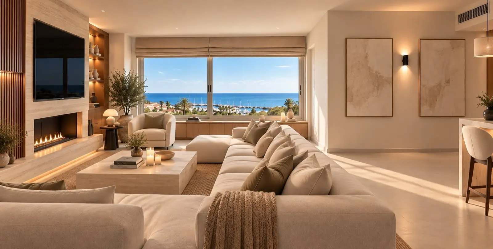 Venta de apartamento en planta media en Puerto Banús 1