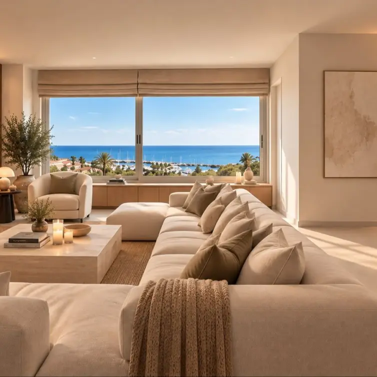Venta de apartamento en planta media en Puerto Banús